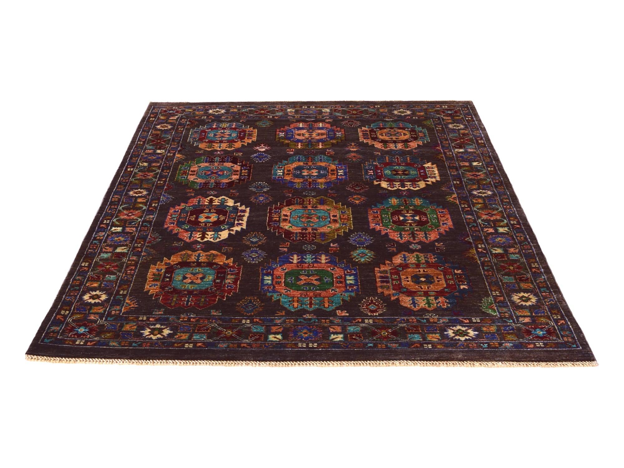 5' 3 x 7' Hand Knotted Ariana Ziegler Rug