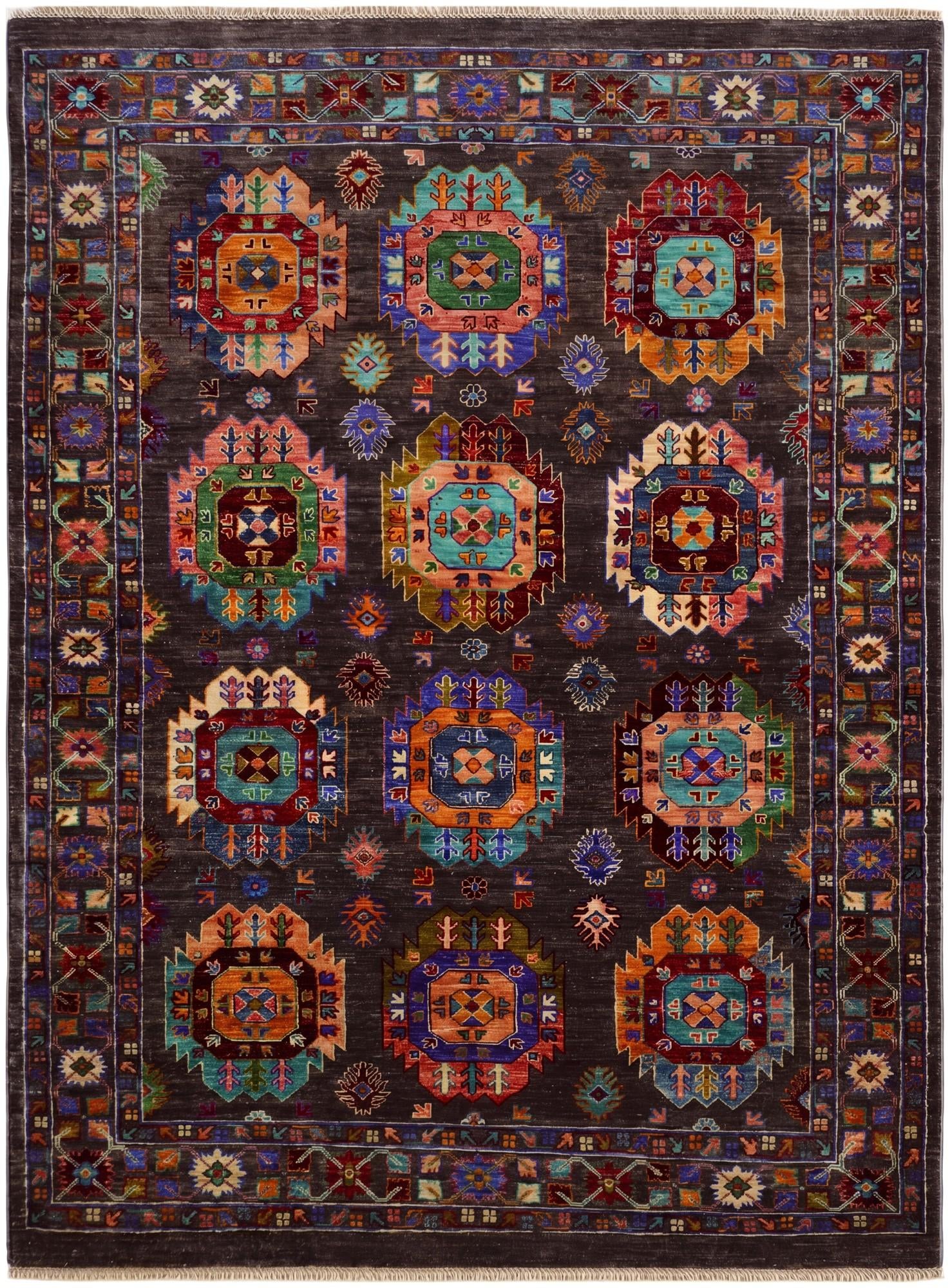 5' 3 x 7' Hand Knotted Ariana Ziegler Rug