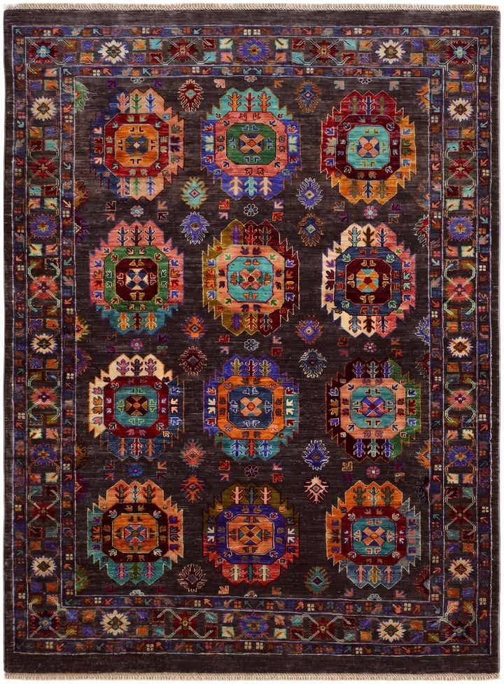 5' 3 x 7' Hand Knotted Ariana Ziegler Rug
