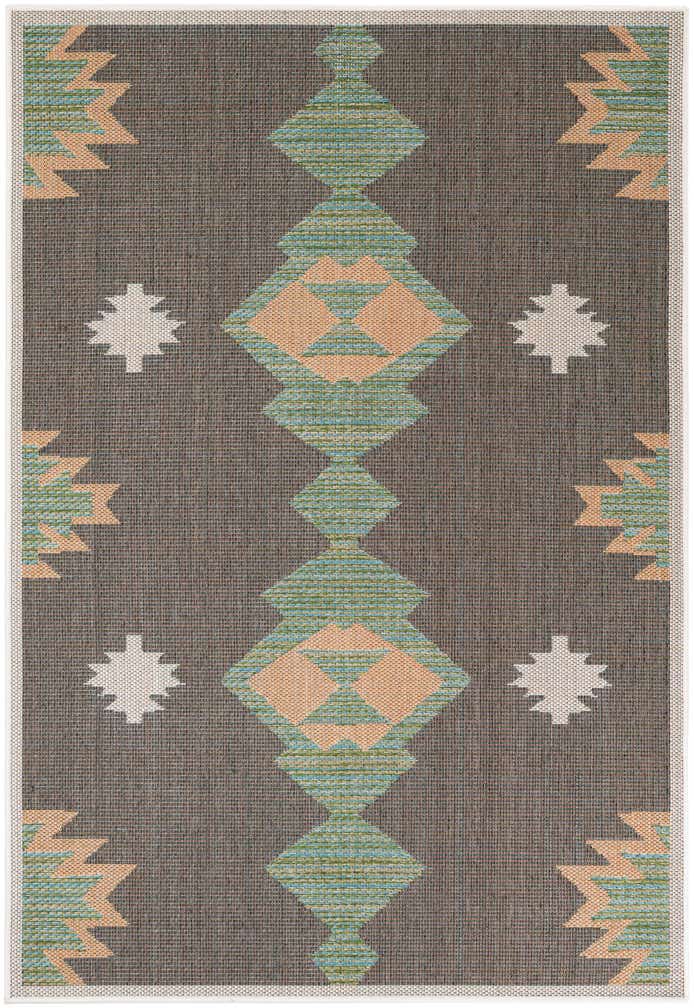 5' x 7' 5 Easy-Clean Baja Indoor / Outdoor Rug