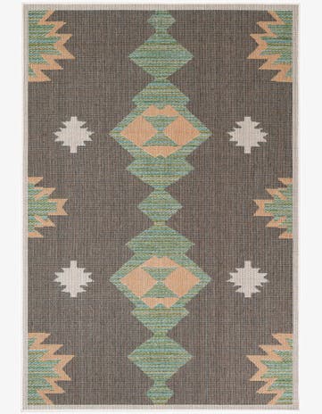 5' x 7' 5 Easy-Clean Baja Indoor / Outdoor Rug