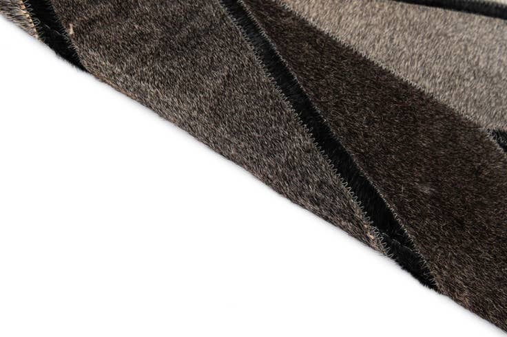 Detail image of 5' 2 x 8' 1 Cowhide - Patchwork Rug