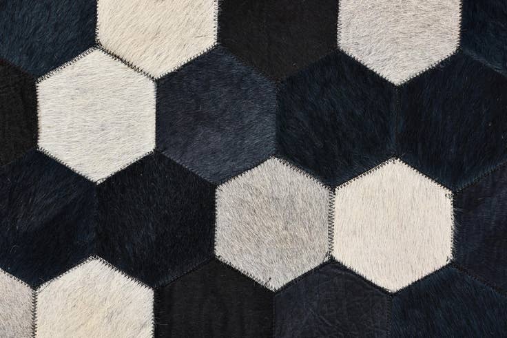 Detail image of 5' 1 x 8' Cowhide Rug