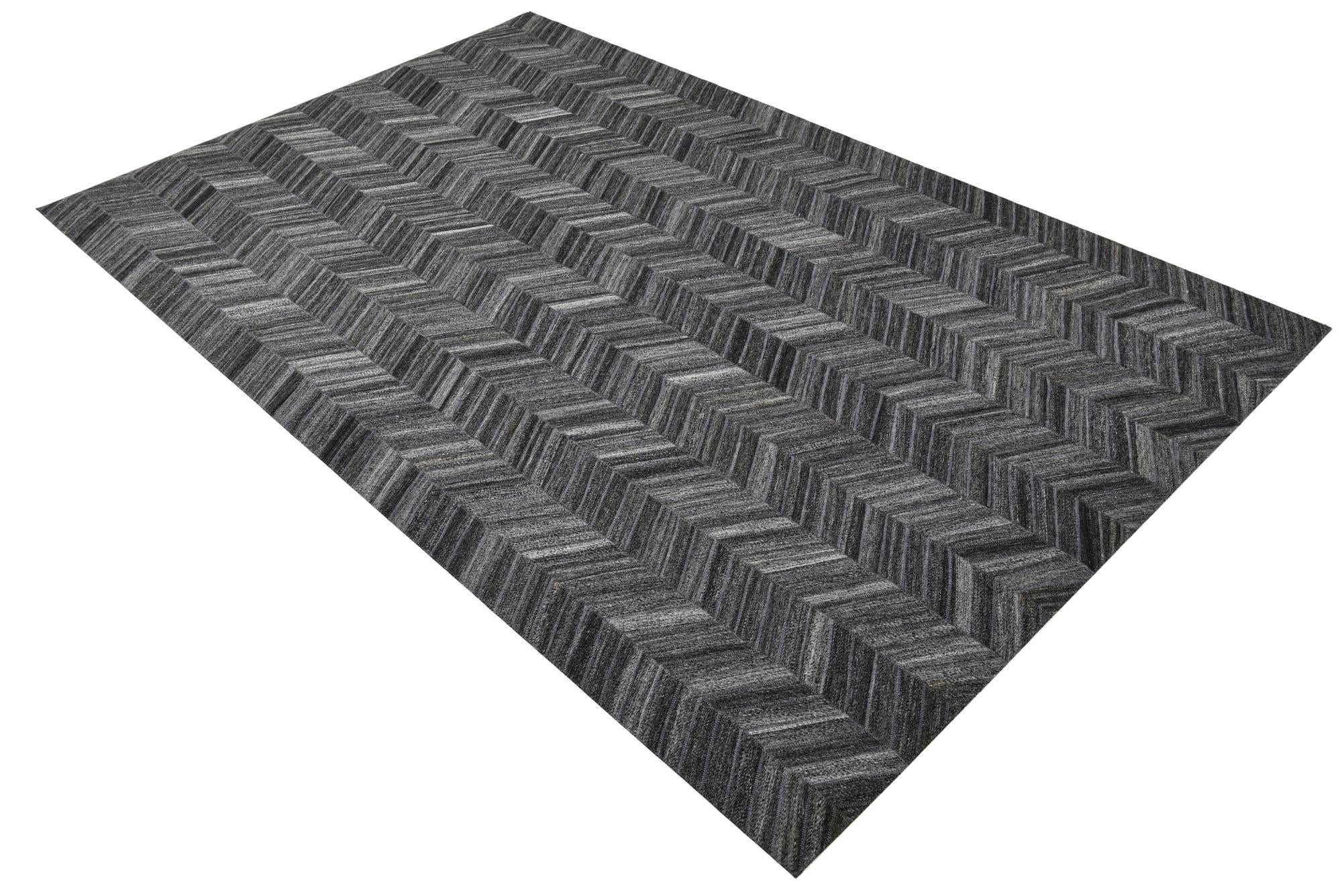 5' 2 x 8' 1 Cowhide Rug