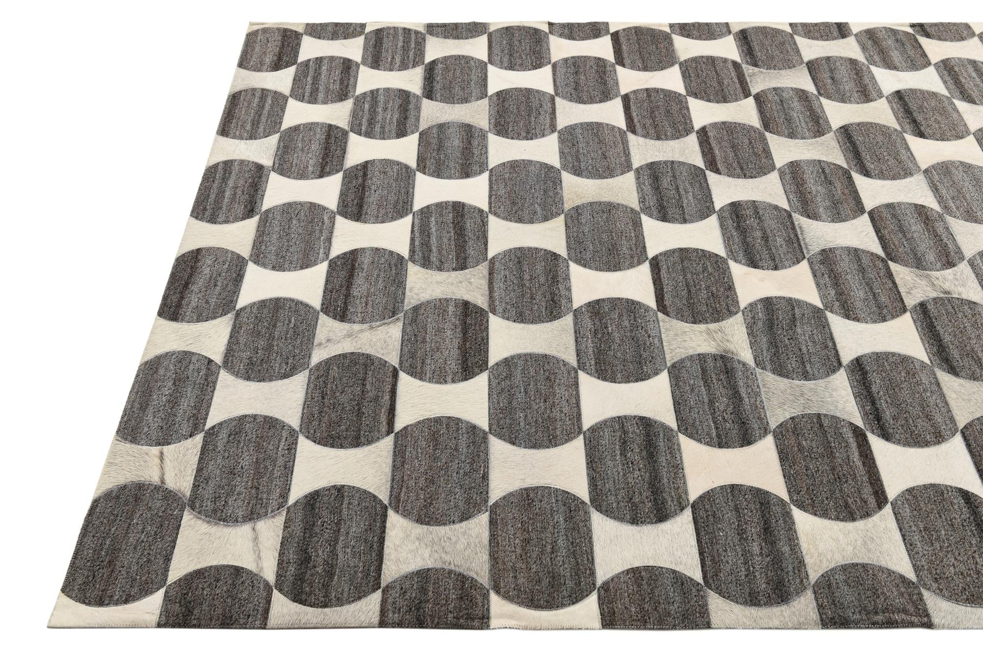 5' 3 x 8' Cowhide Rug