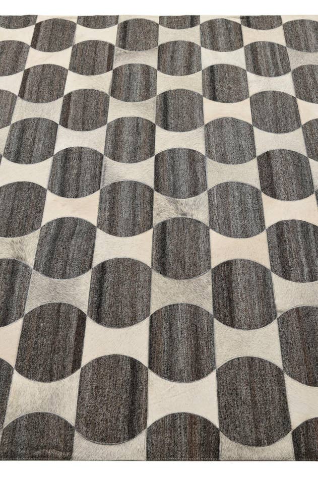 Detail image of 5' 3 x 8' Cowhide Rug
