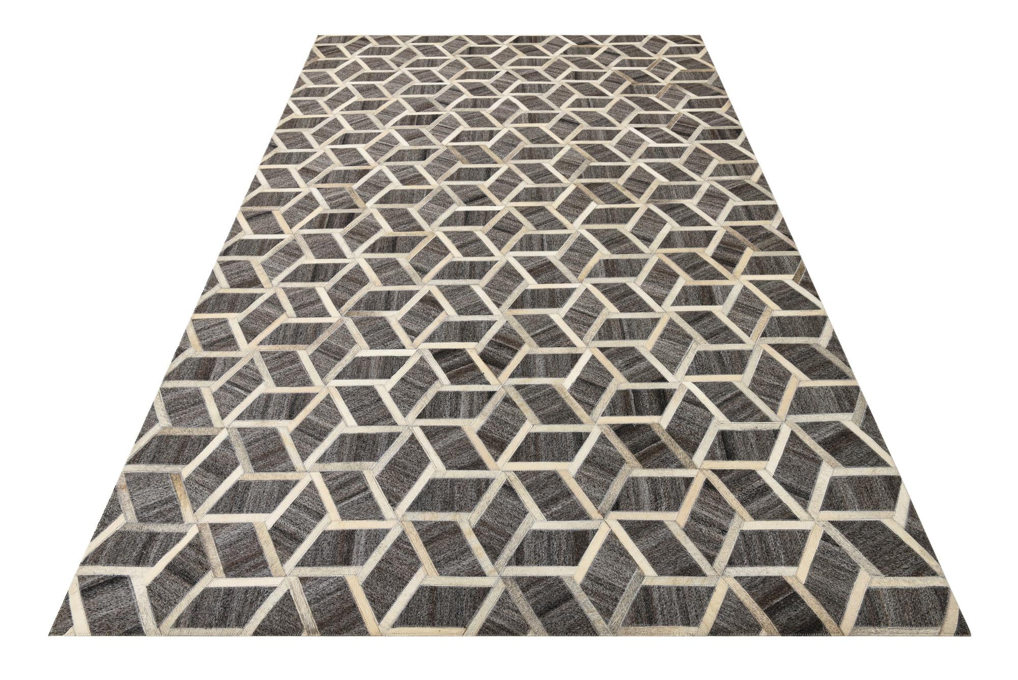 5' 1 x 8' 2 Cowhide Rug