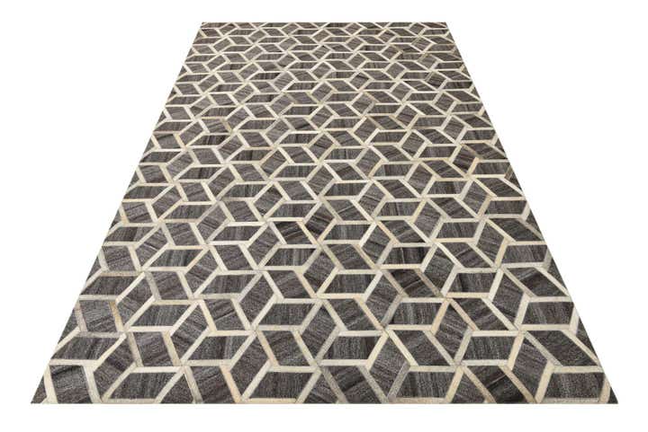 5' 1 x 8' 2 Cowhide Rug