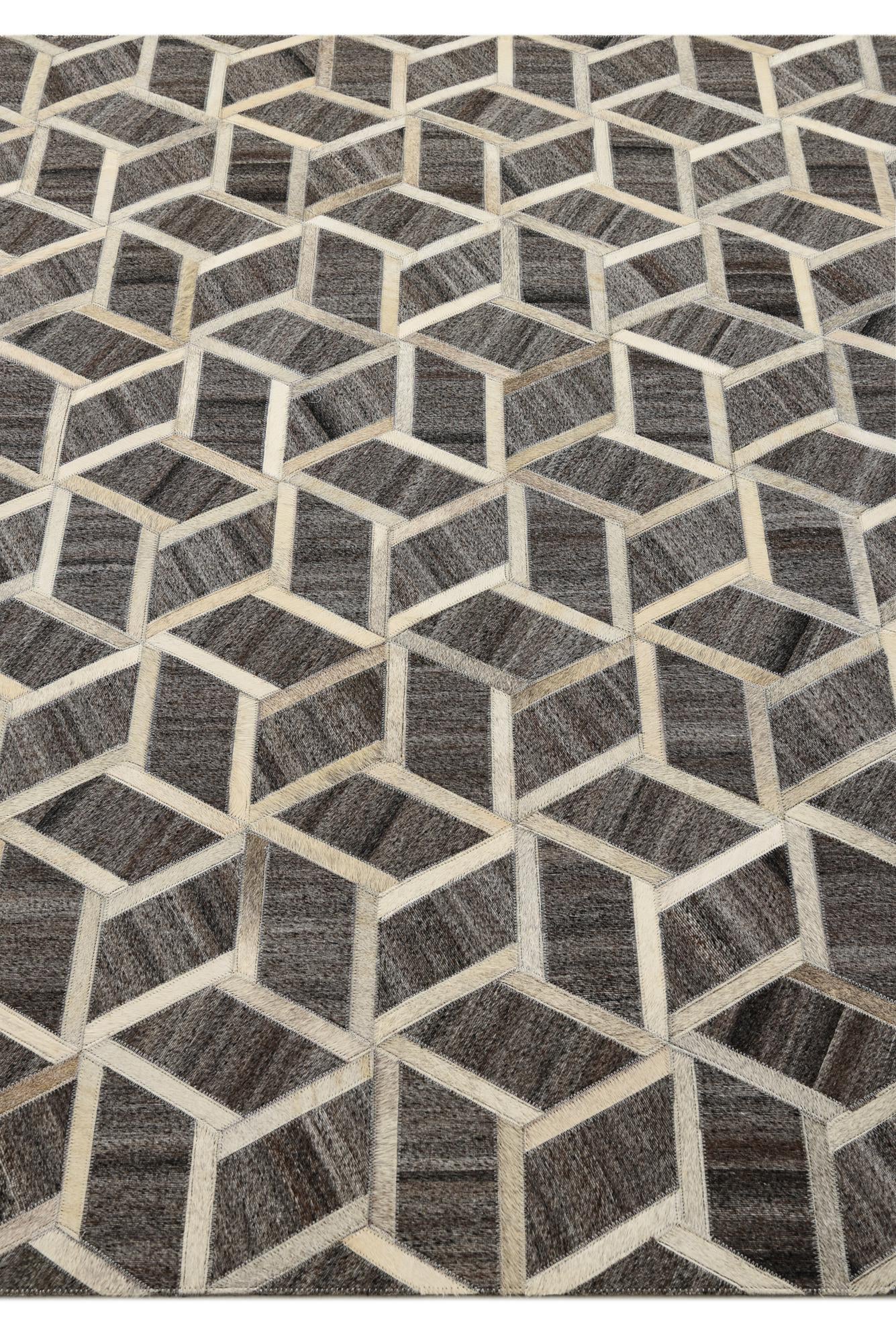 5' 1 x 8' 2 Cowhide Rug