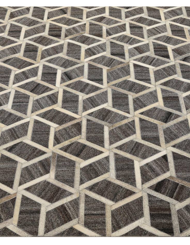 Detail image of 5' 1 x 8' 2 Cowhide Rug