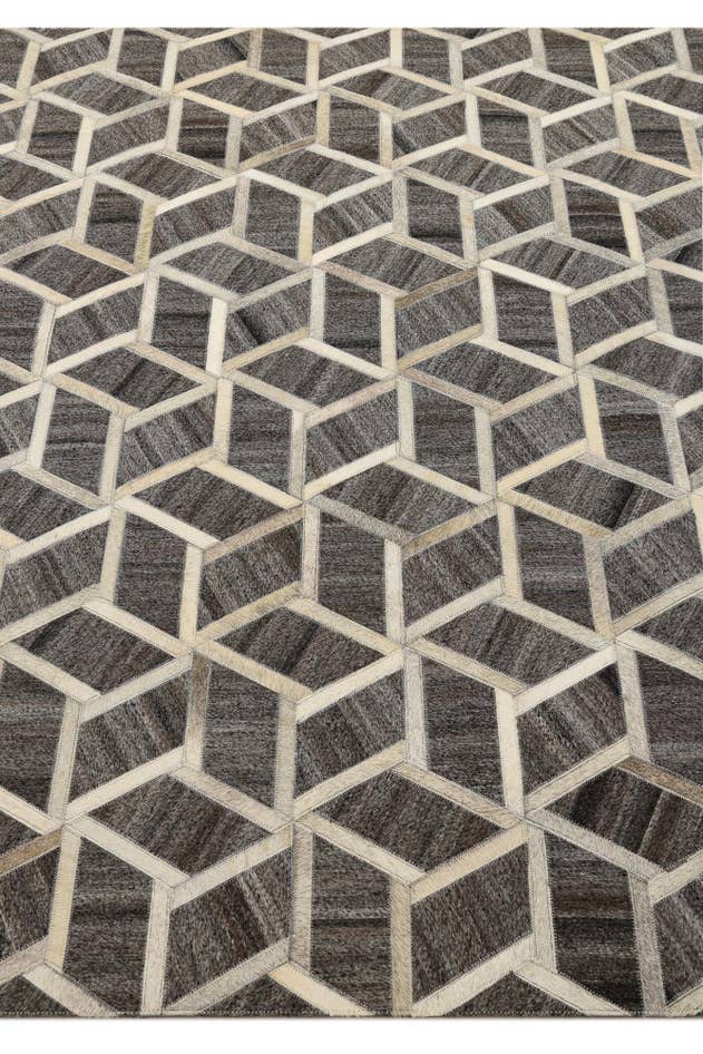 Detail image of 5' 1 x 8' 2 Cowhide Rug