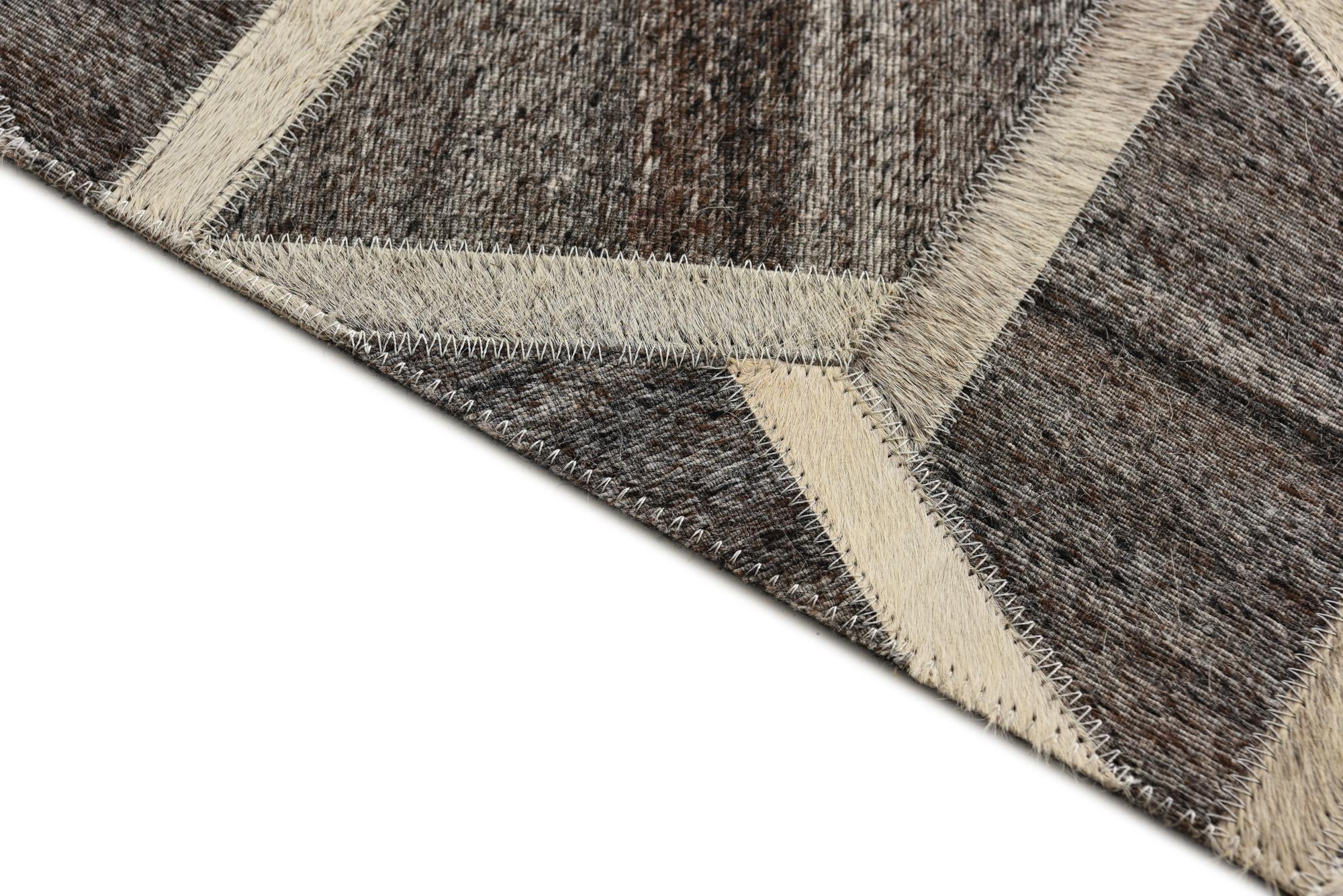 5' 1 x 8' 2 Cowhide Rug