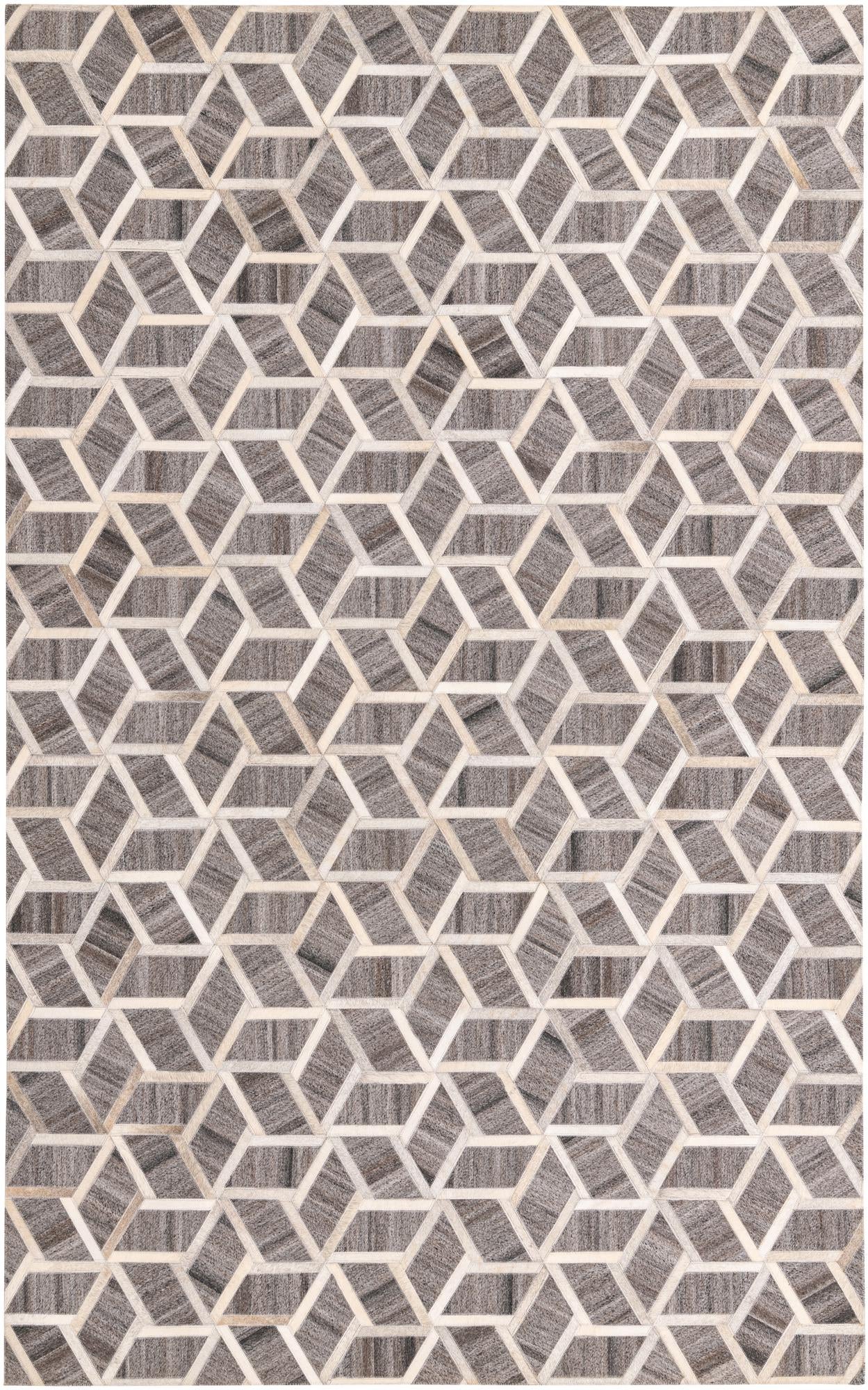 5' 1 x 8' 2 Cowhide Rug