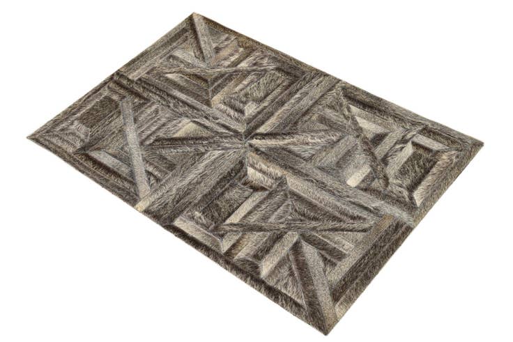 Detail image of 2' x 2' 10 Cowhide Rug