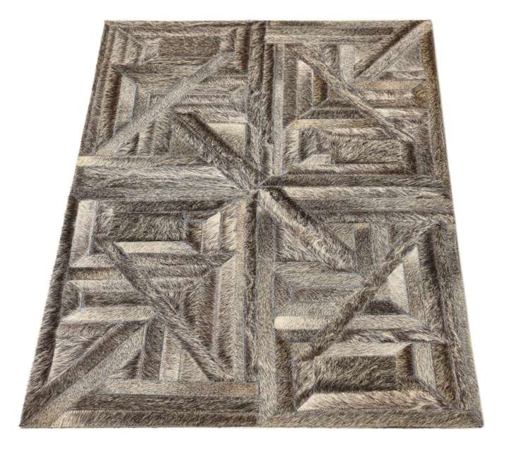 2' x 2' 10 Cowhide Rug