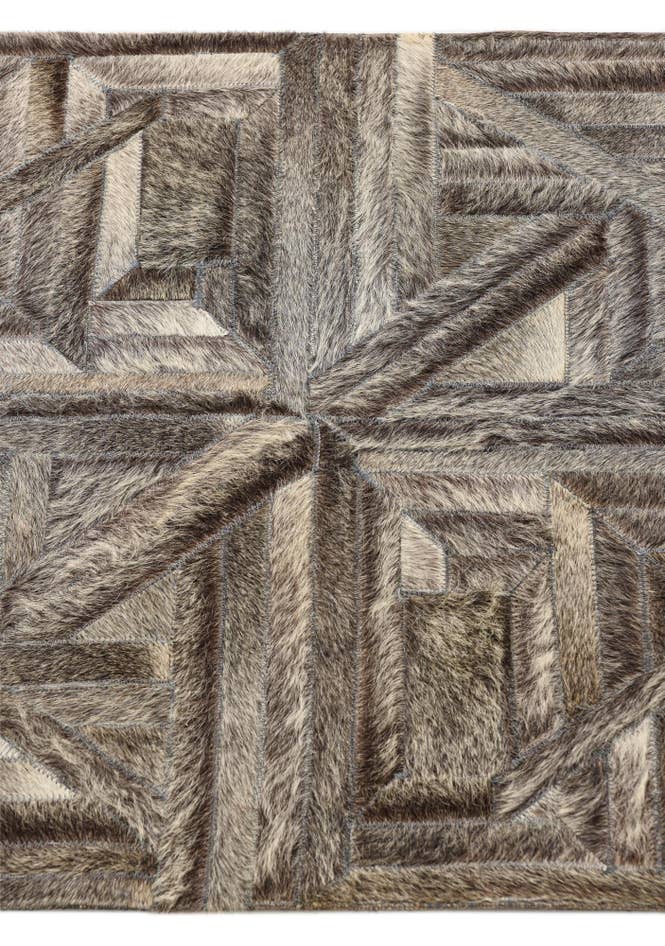 Detail image of 2' x 2' 10 Cowhide Rug