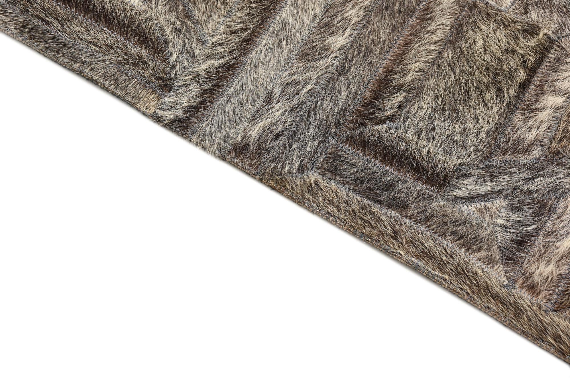 2' x 2' 10 Cowhide Rug