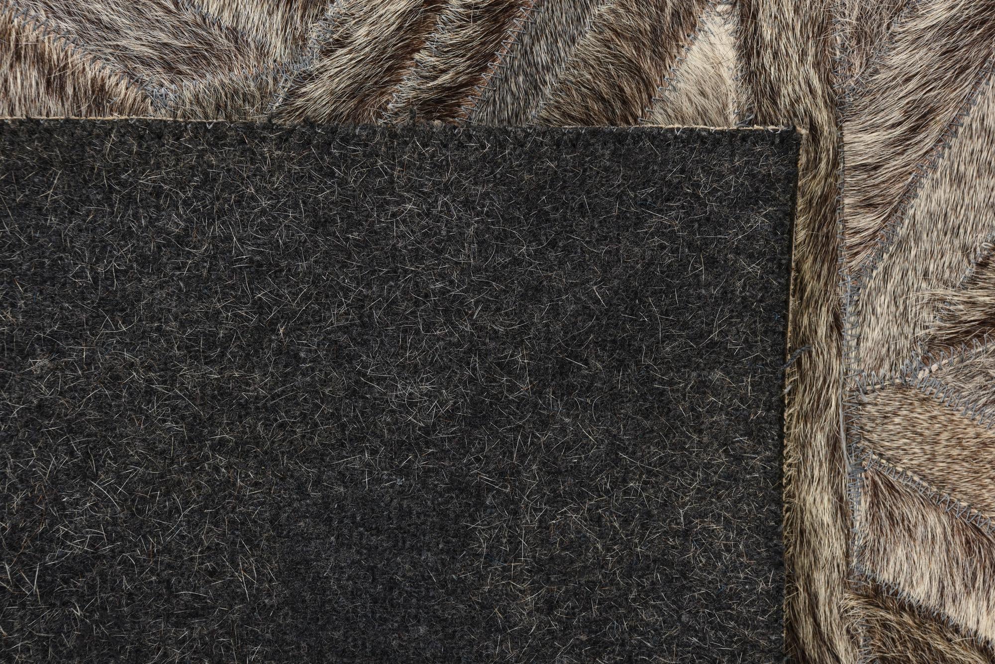 2' x 2' 10 Cowhide Rug
