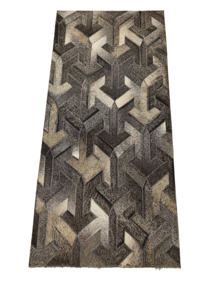 Detail image of 2' 1 x 3' Cowhide Rug