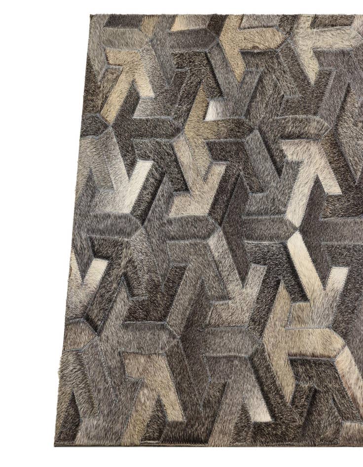 Detail image of 2' 1 x 3' Cowhide Rug