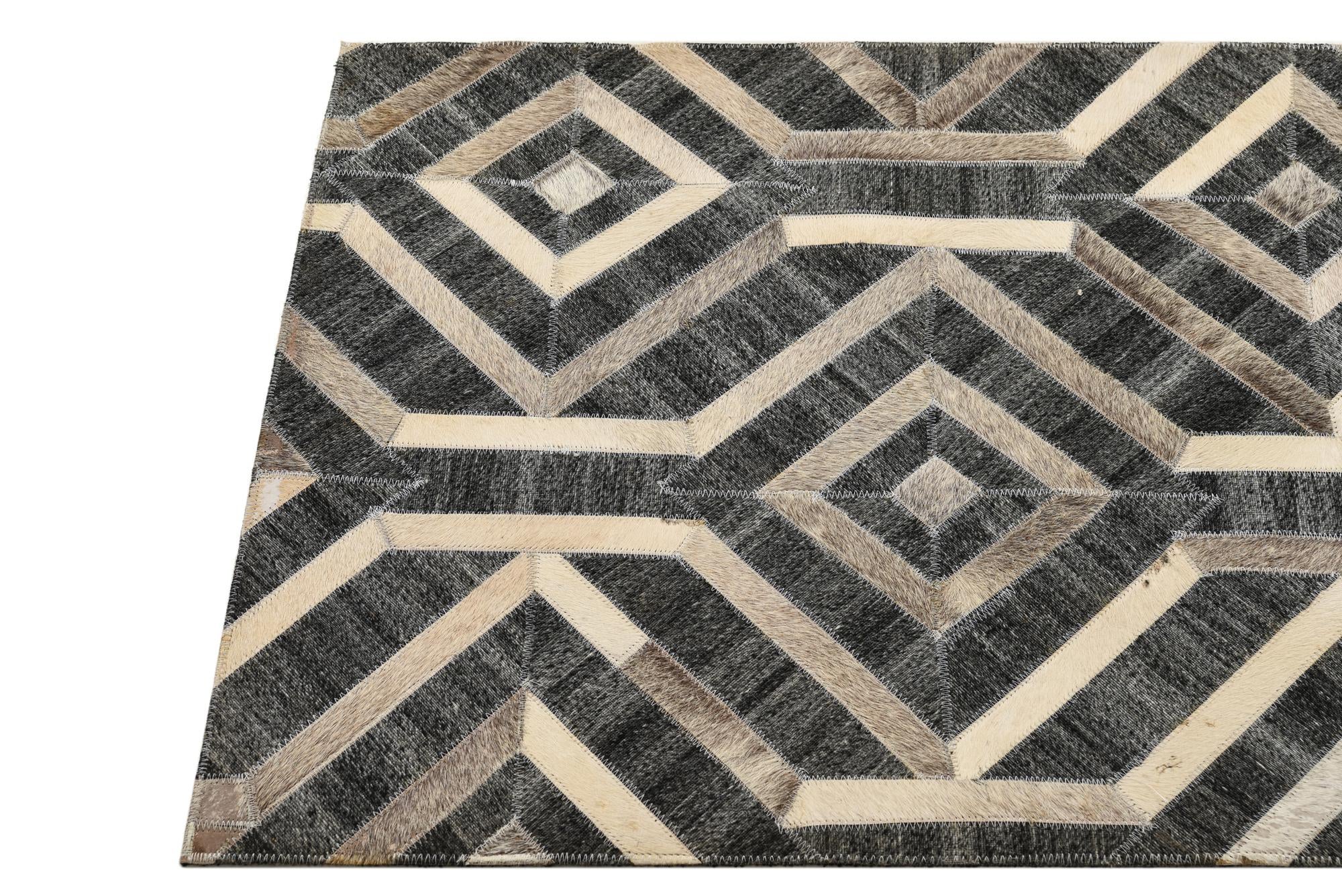 2' 2 x 3' 1 Cowhide Rug