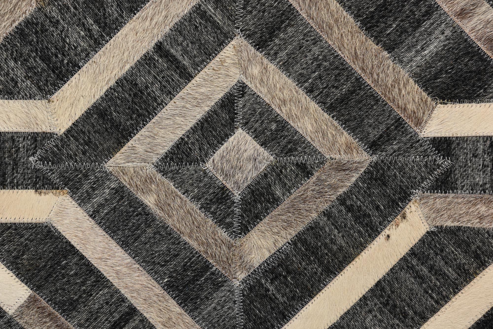 2' 2 x 3' 1 Cowhide Rug