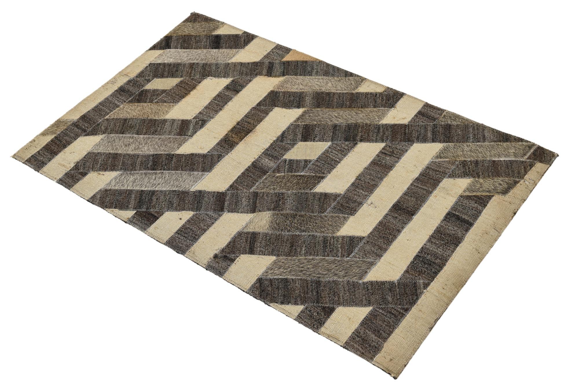 2' 1 x 3' 3 Cowhide Rug