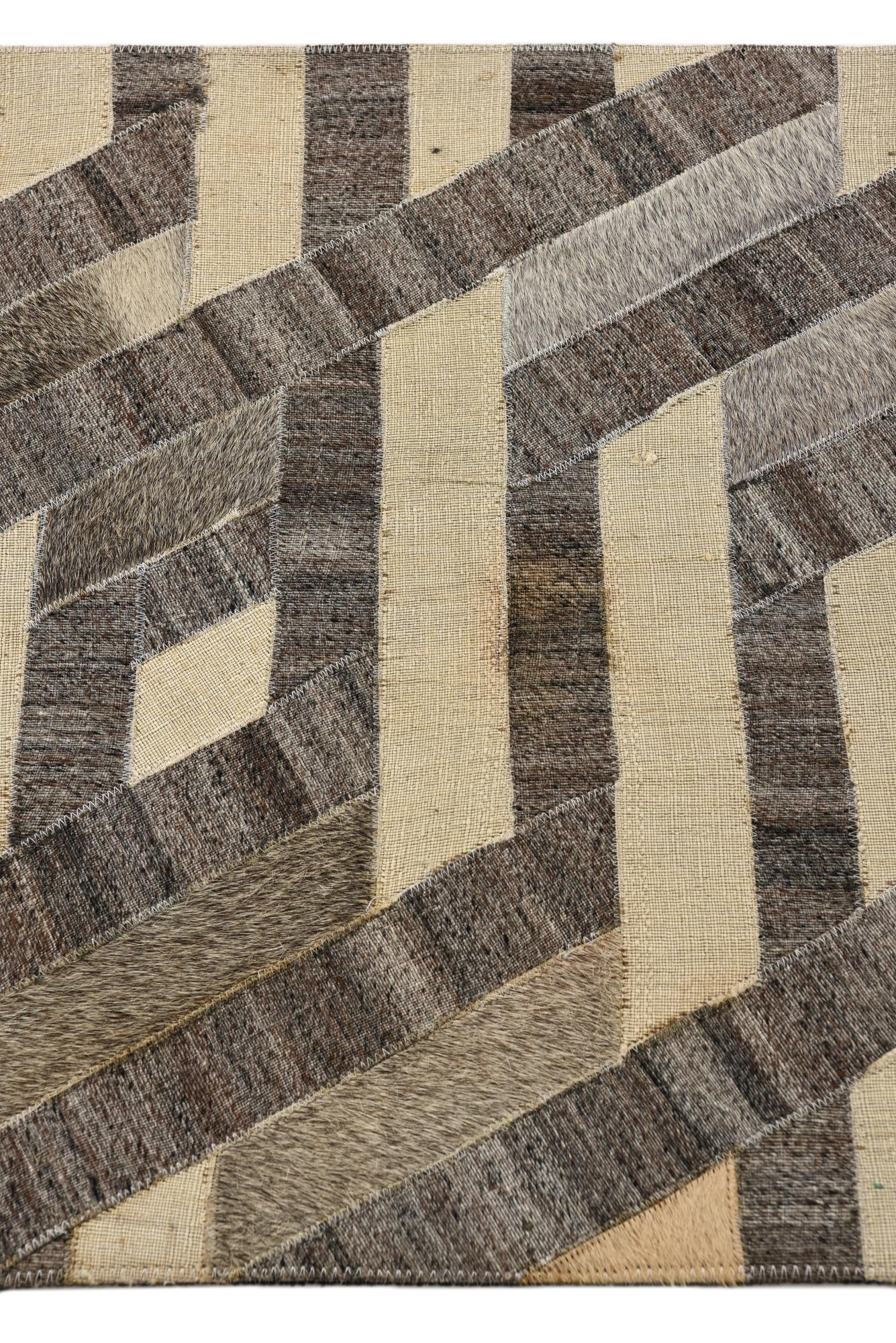 2' 1 x 3' 3 Cowhide Rug