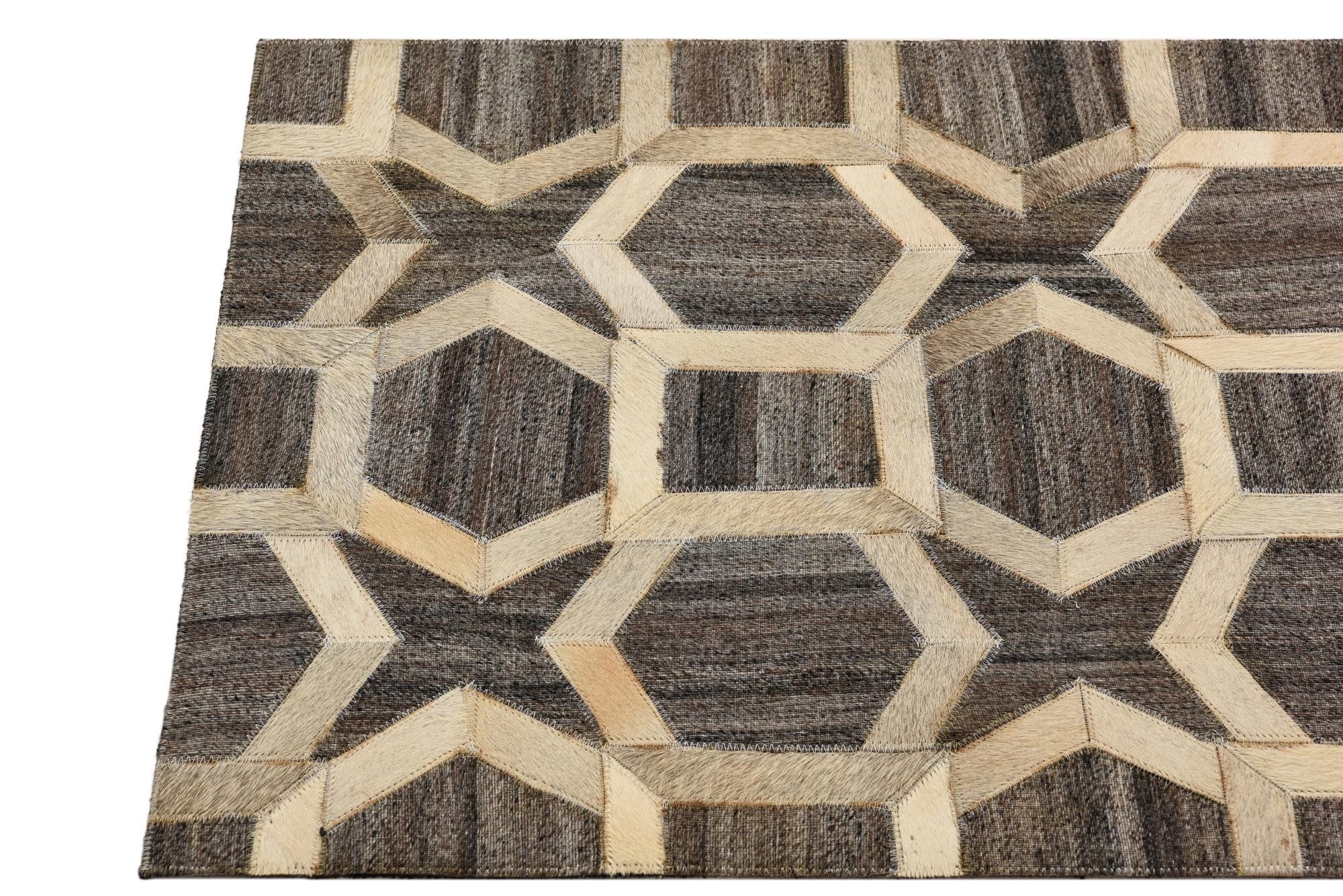 2' 2 x 3' 2 Cowhide Rug