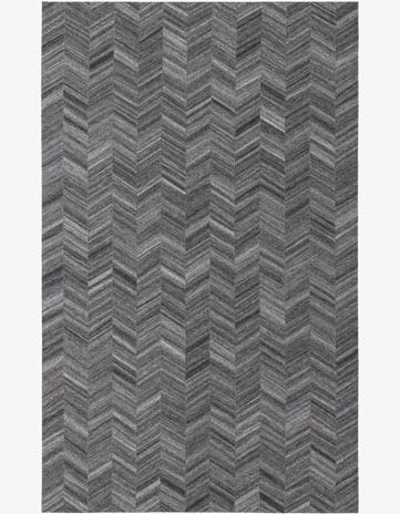 5' 2 x 8' 1 Cowhide Rug