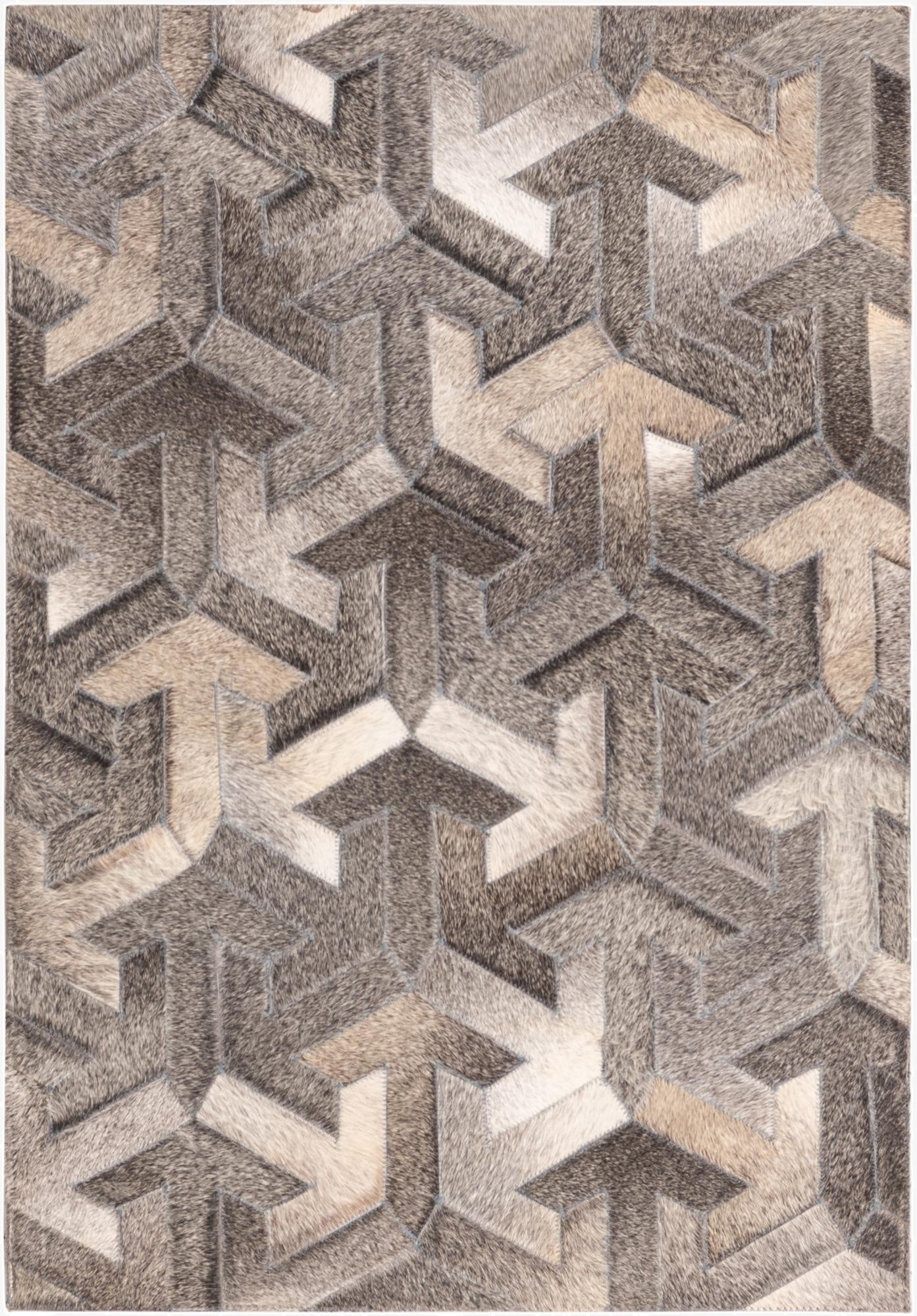 2' 1 x 3' Cowhide Rug