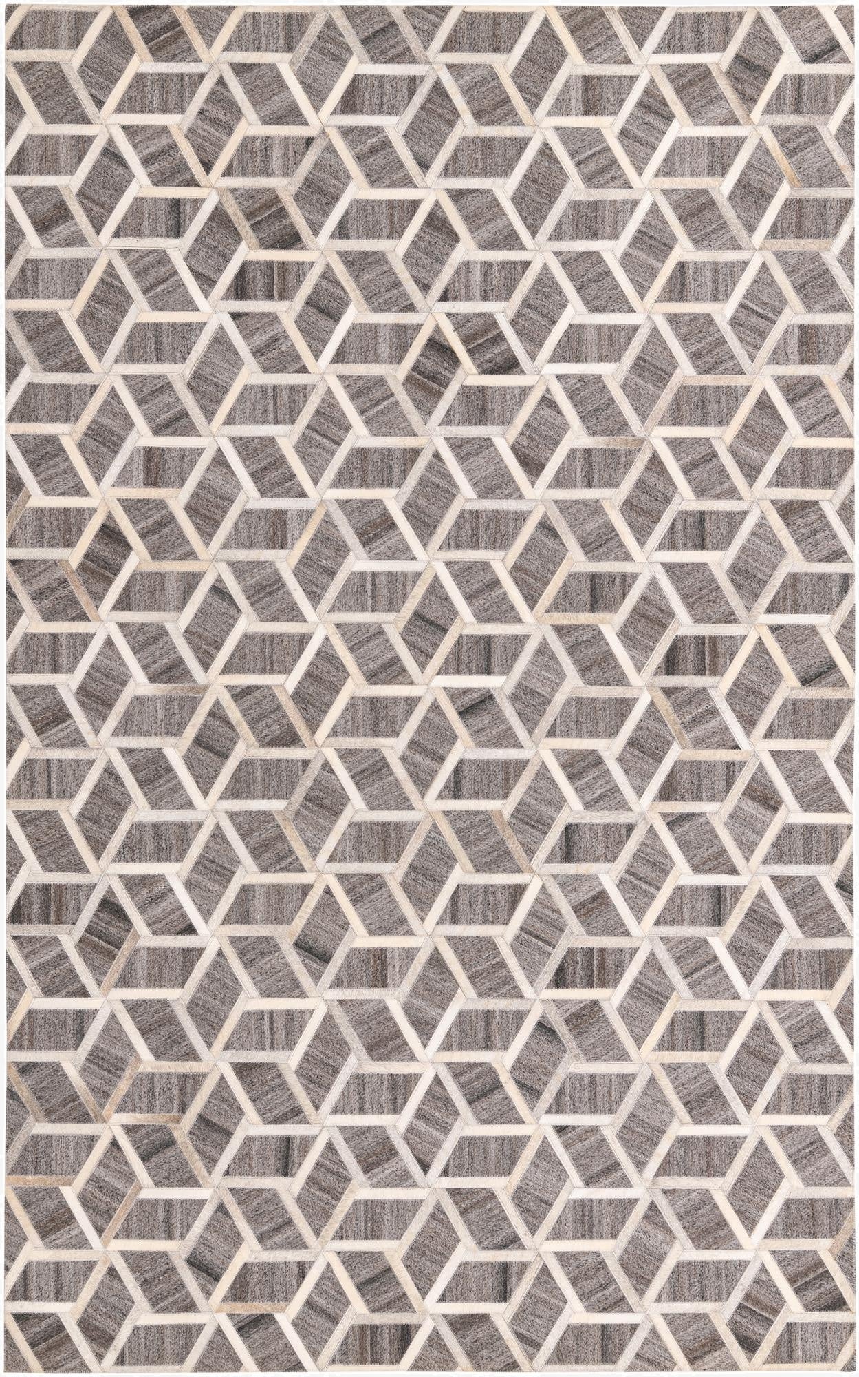 5' 1 x 8' 2 Cowhide Rug