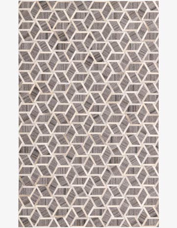 5' 1 x 8' 2 Cowhide Rug