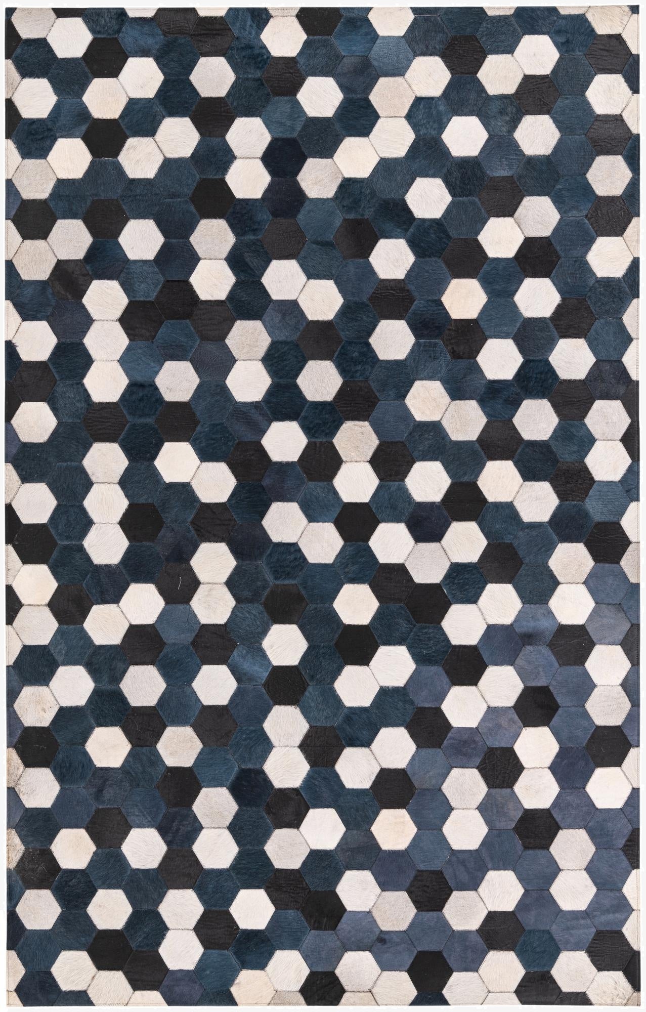 5' 1 x 8' Cowhide Rug