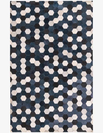 5' 1 x 8' Cowhide Rug