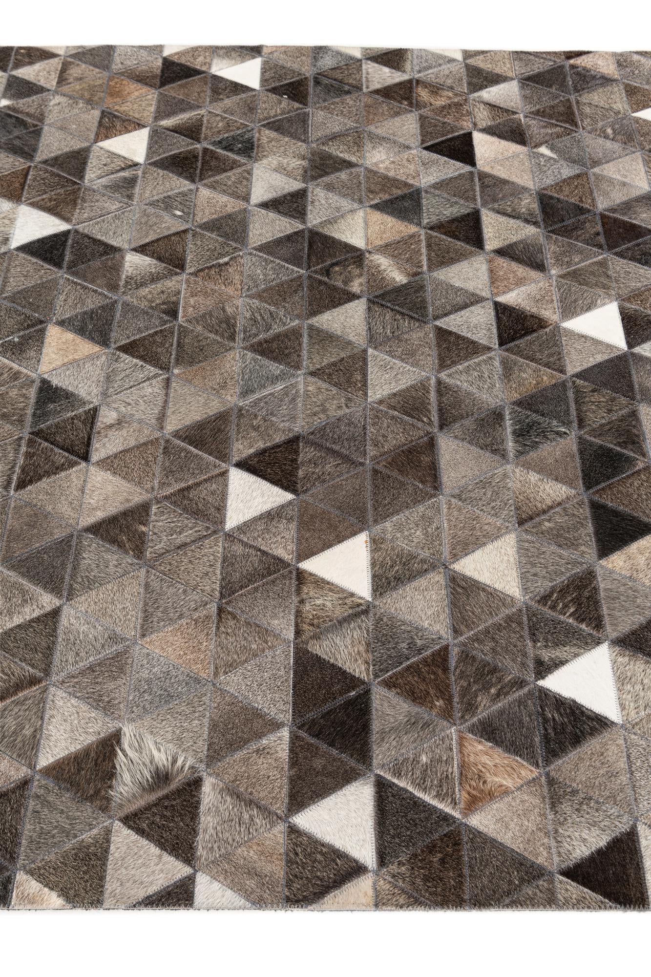 5' 1 x 8' 1 Cowhide Stocks Rug