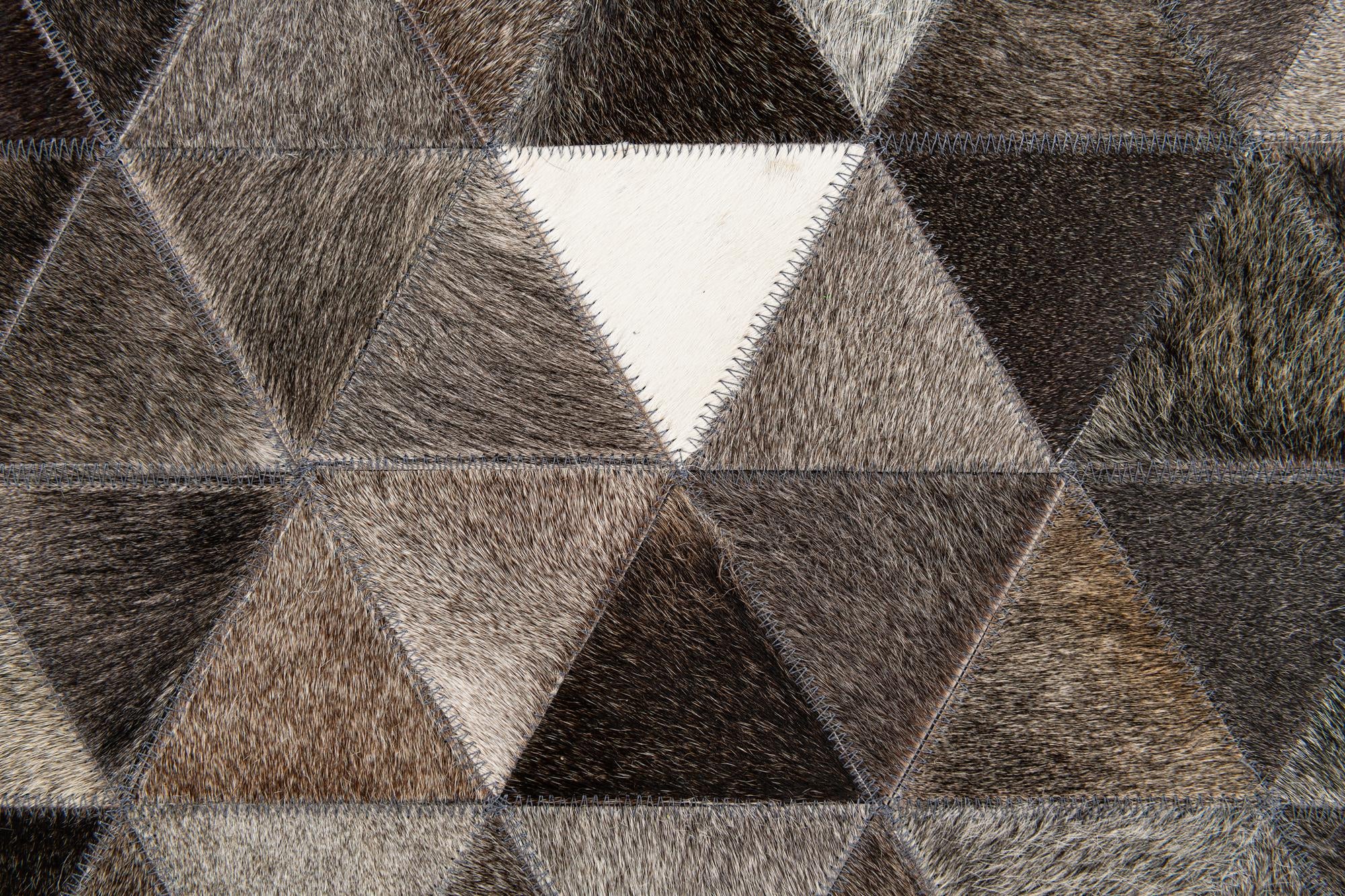 5' 1 x 8' 1 Cowhide Stocks Rug