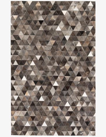 5' 1 x 8' 1 Cowhide Stocks Rug