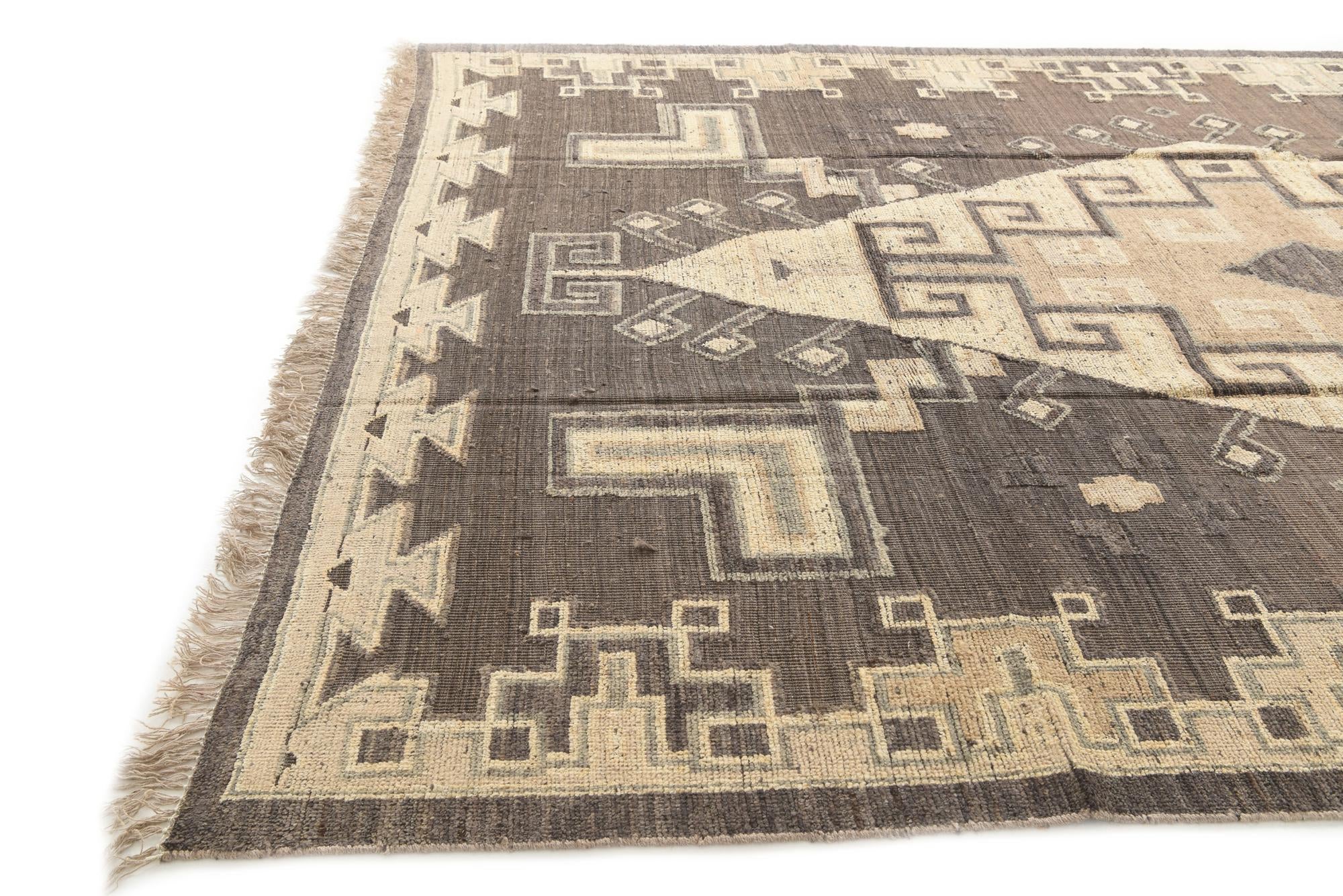 10' x 14' 2 Hand Knotted Darya Wool Rug