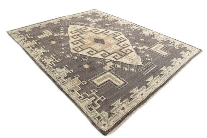 8' 1 x 10' 2 Hand Knotted Darya Wool Rug