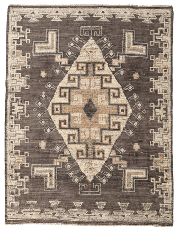 Detail image of 8' 1 x 10' 2 Hand Knotted Darya Wool Rug
