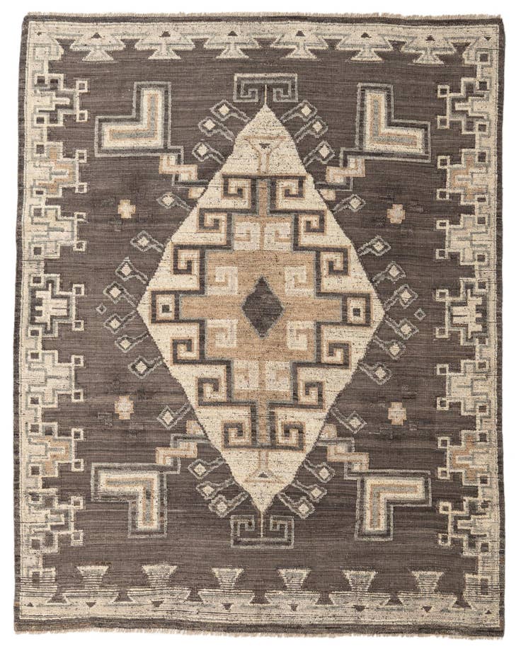 Detail image of 8' 1 x 10' 2 Hand Knotted Darya Wool Rug