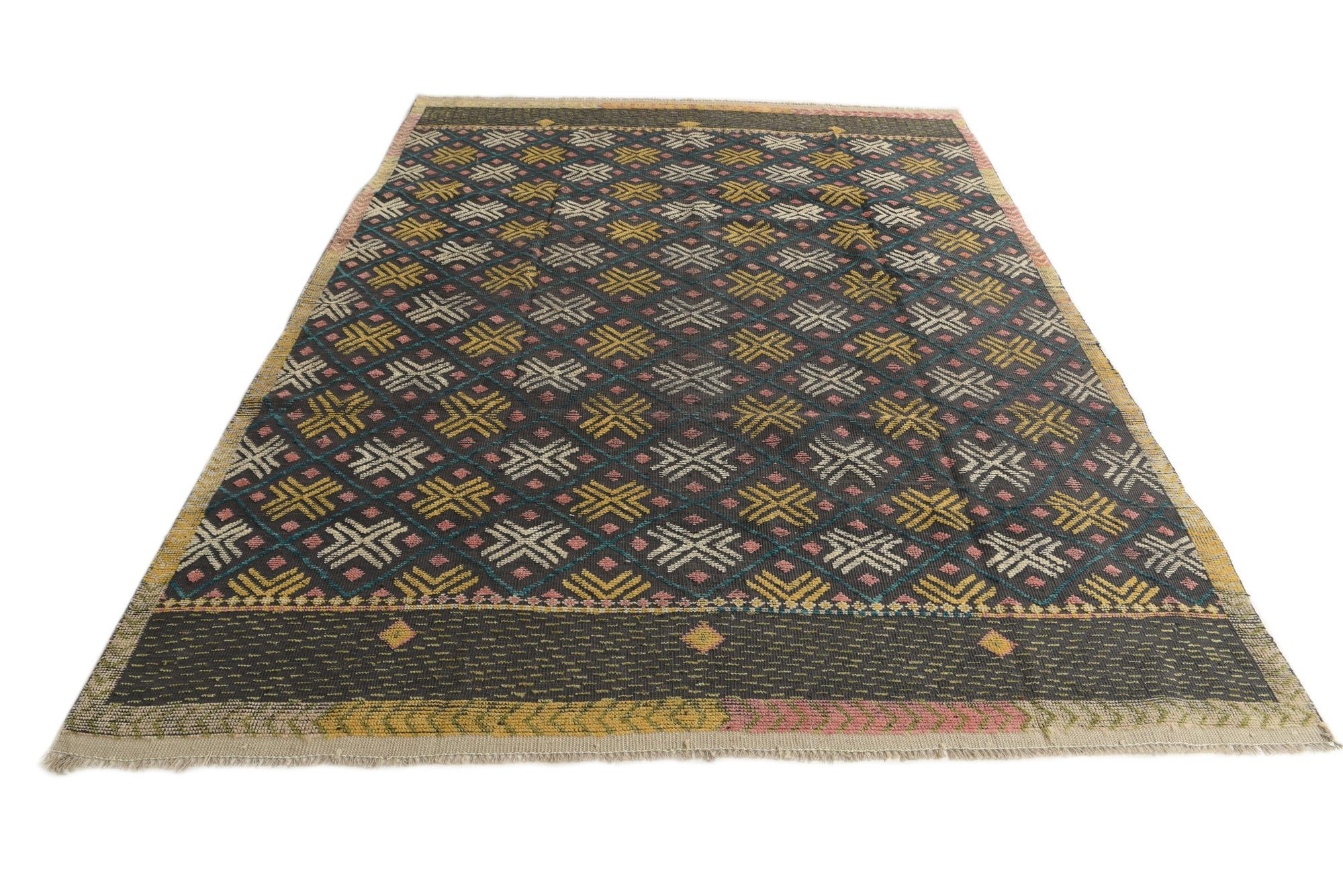 8' x 10' 8 Hand Knotted Darya Wool Rug