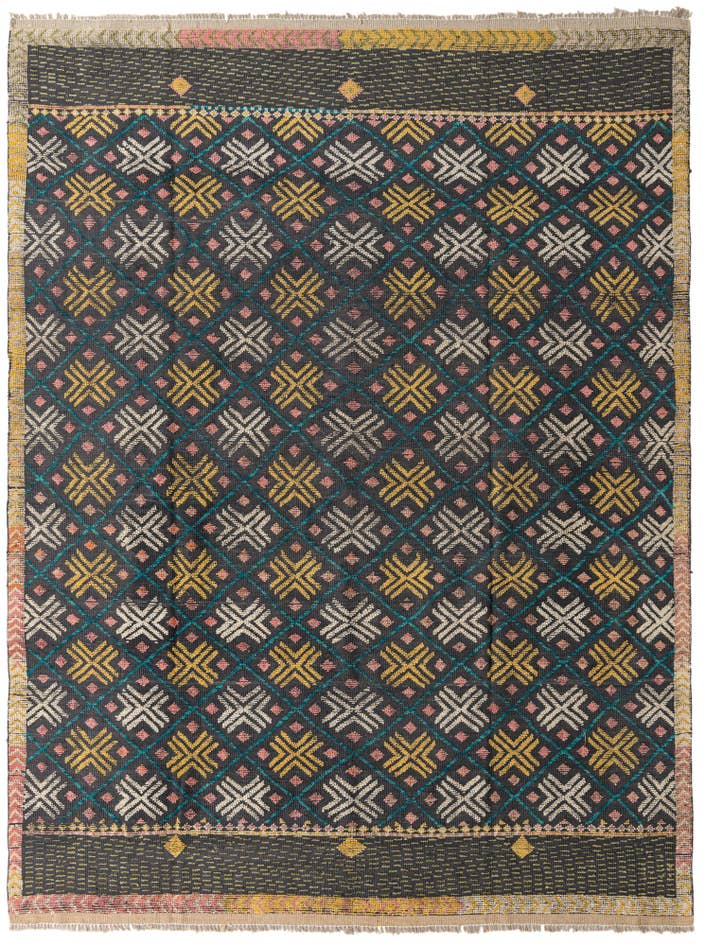 Detail image of 8' x 10' 8 Hand Knotted Darya Wool Rug