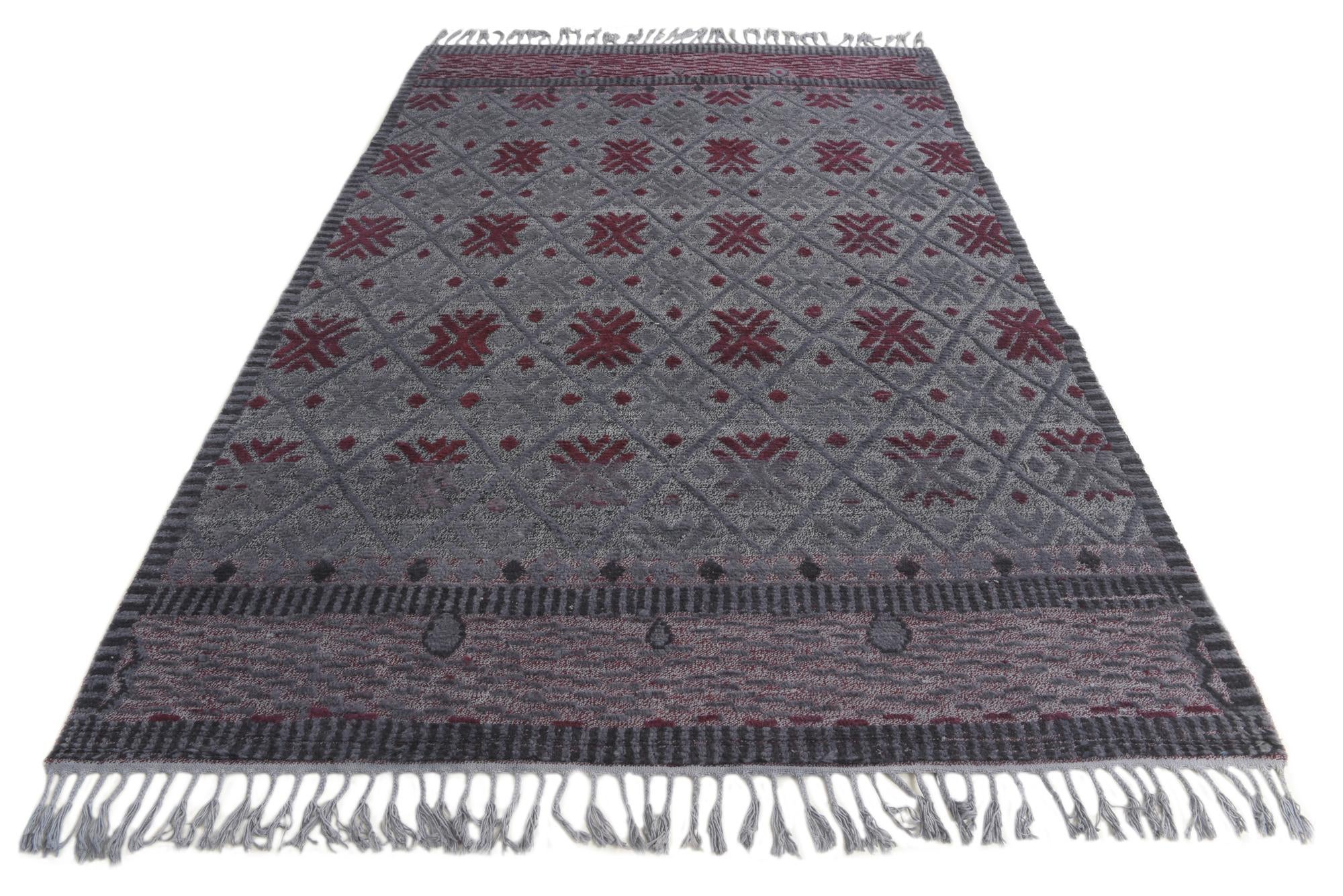 6' 6 x 9' 10 Hand Knotted Darya Wool Rug