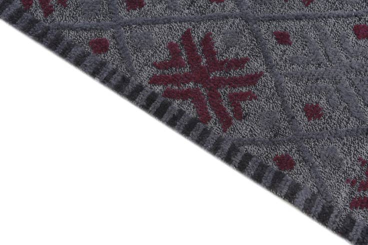 Detail image of 6' 6 x 9' 10 Hand Knotted Darya Wool Rug