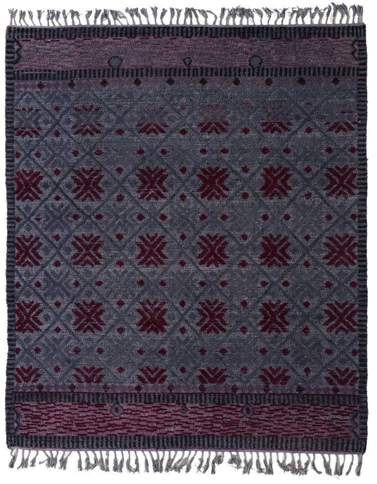 Detail image of 6' 6 x 9' 10 Hand Knotted Darya Wool Rug