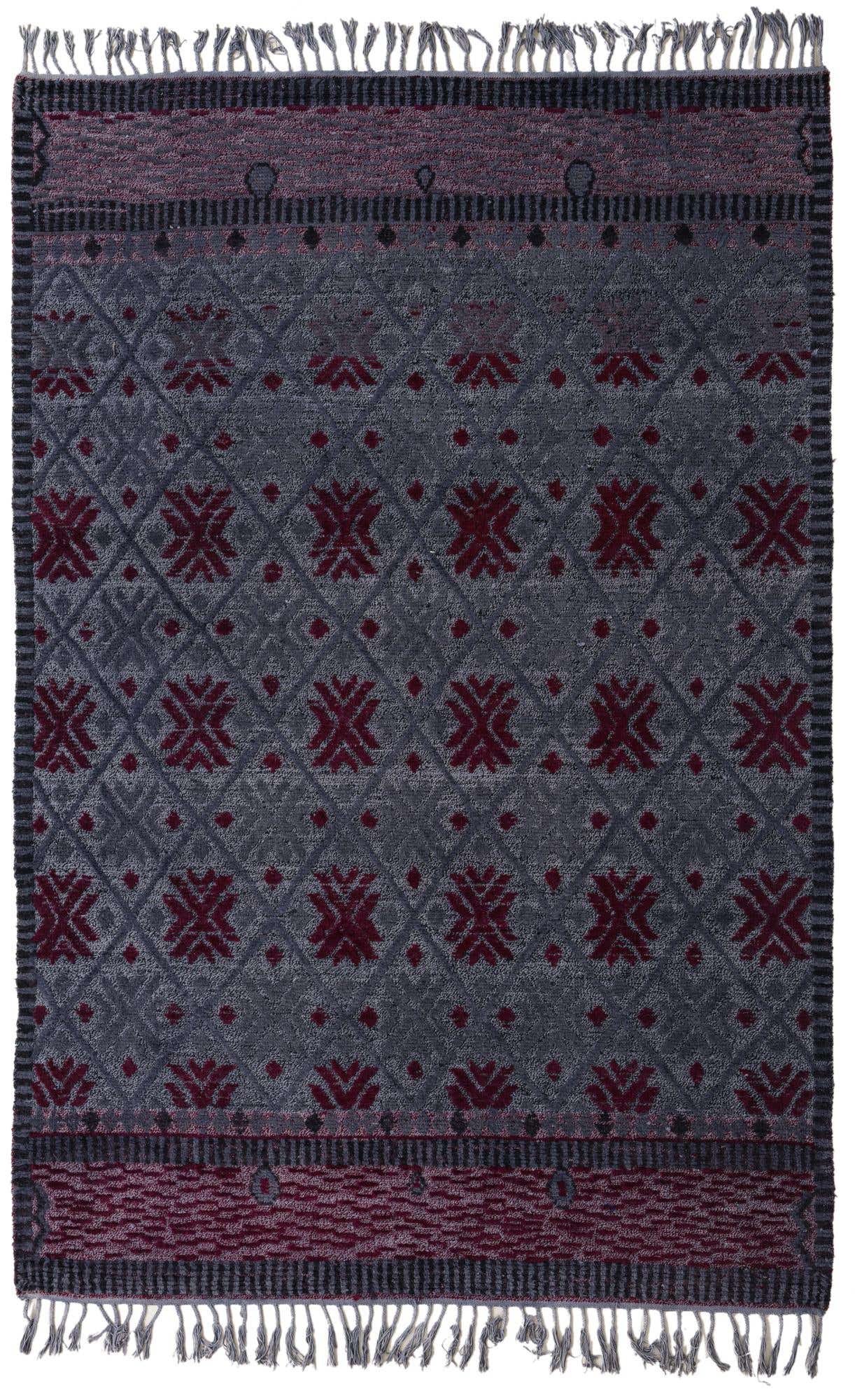 6' 6 x 9' 10 Hand Knotted Darya Wool Rug