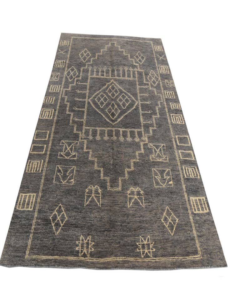 Detail image of 6' 8 x 9' 6 Hand Knotted Darya Wool Rug