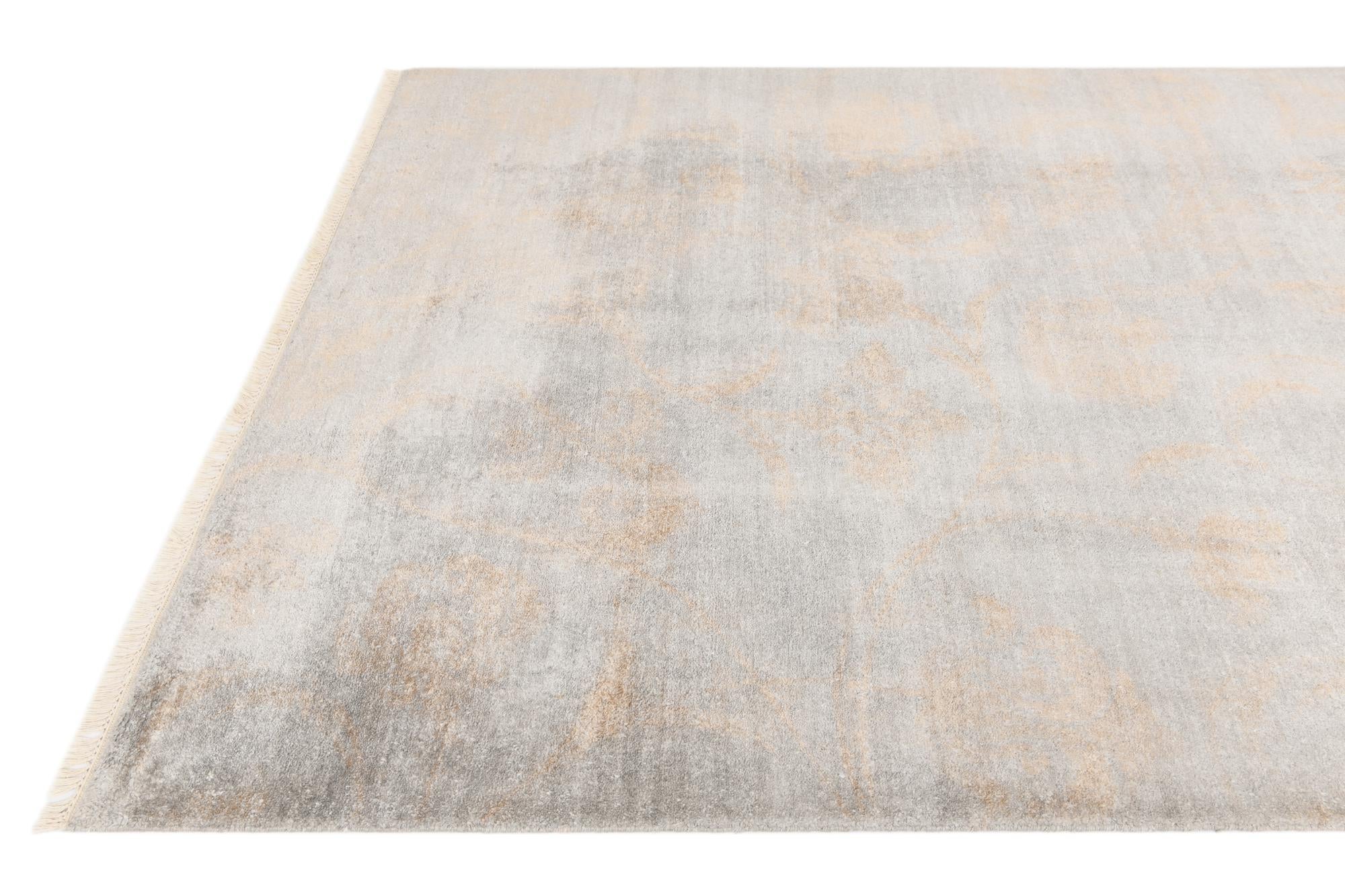 6' 3 x 9' 7 Hand Knotted Darya Wool Rug